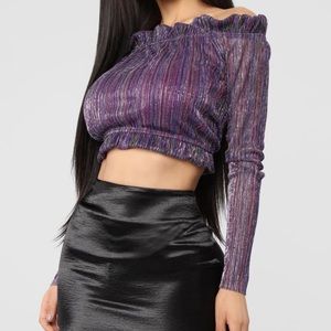 🔥🔥GIRLS NIGHT OUT, Off-the-Shoulder Crop Top🔥🔥